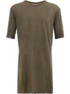 Boris Bidjan Long Line T-shirt - Green