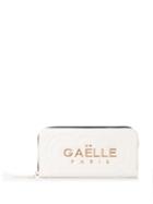 Gaelle Bonheur Large Zip Wallet - White