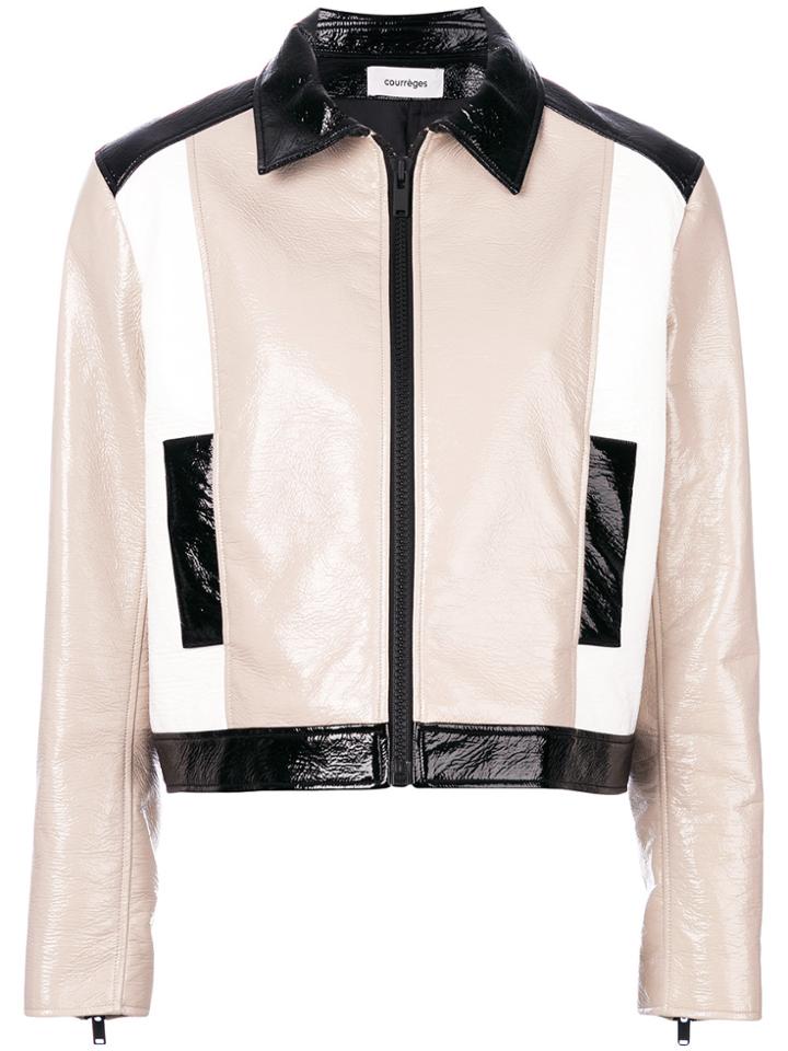 Courrèges Tricolour Jacket - Nude & Neutrals