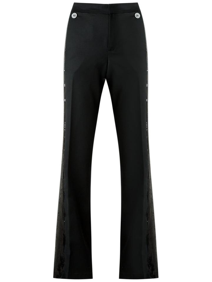 Flare Trousers - Women - Wool - 40, Black, Wool, Reinaldo Lourenço