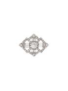 Christian Dior X Susan Caplan 1992 Archive Square-shaped Brooch -
