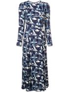 Reformation Vanessa Long Dress - Blue