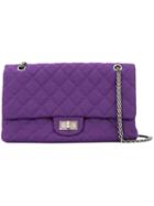 Chanel Pre-owned Double Flap Shoulder Bag - Purple