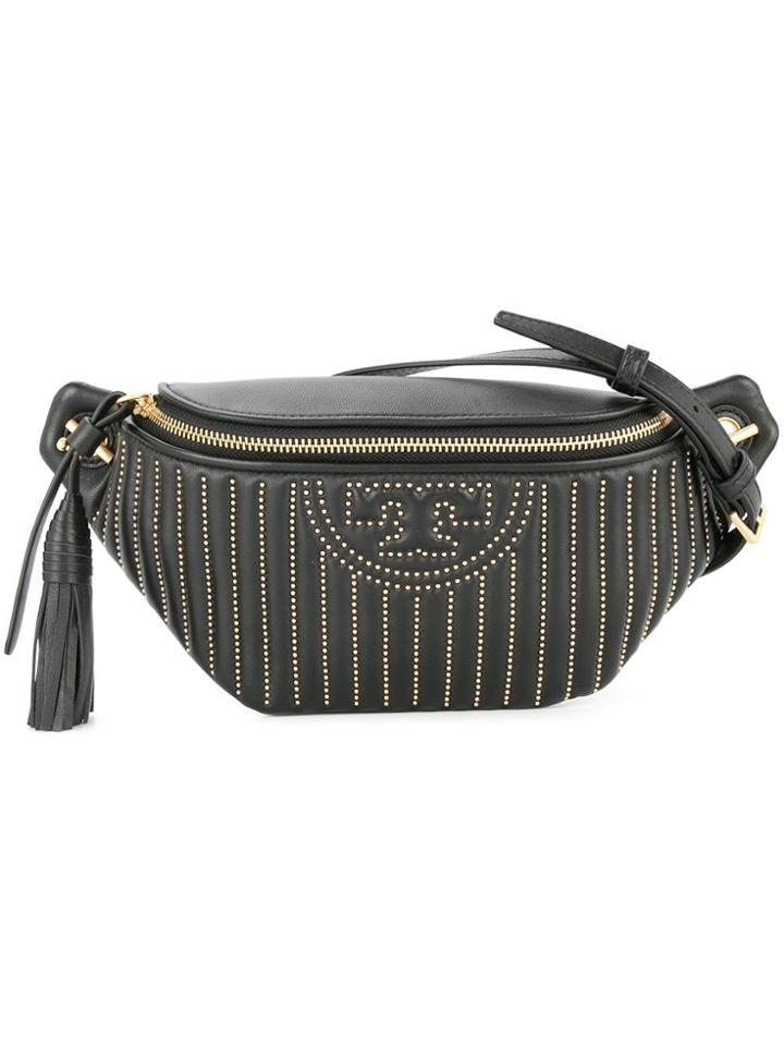 Tory Burch Fleming Studded Belt Bag - Black