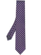 Ermenegildo Zegna Floral Tie - Purple