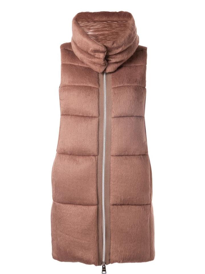 Herno Padded Wool Gilet - Neutrals