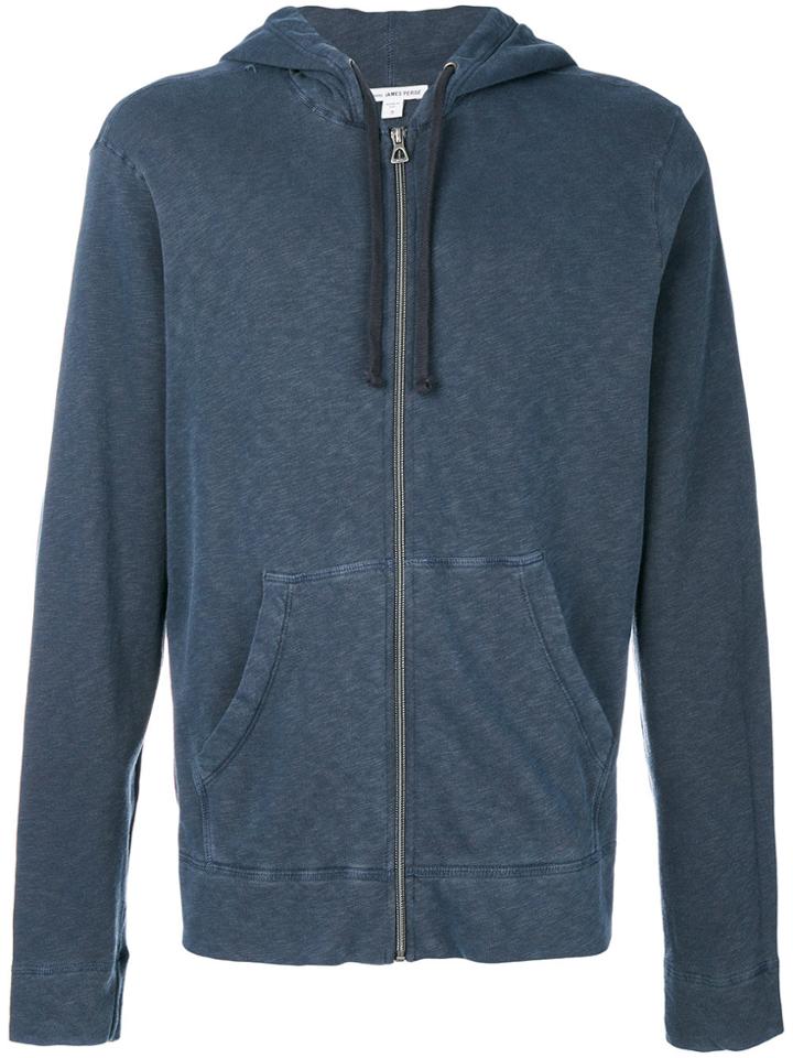 James Perse Zip Hoodie - Blue