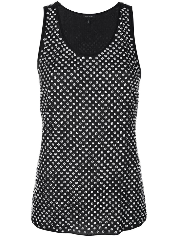 Marc Jacobs Studded Tank Top - Black