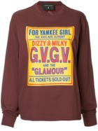 G.v.g.v. Hysteric Glamour X G.v.g.v. Printed Sweatshirt - Brown