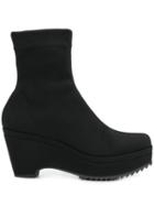 Pedro Garcia Sock Ankle Boots - Black
