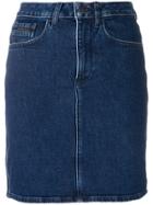 Ck Jeans Denim Pelmet Skirt - Blue