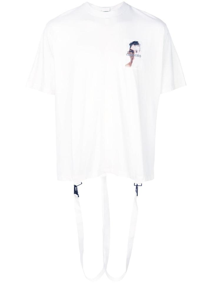 Komakino Face Print T-shirt - White
