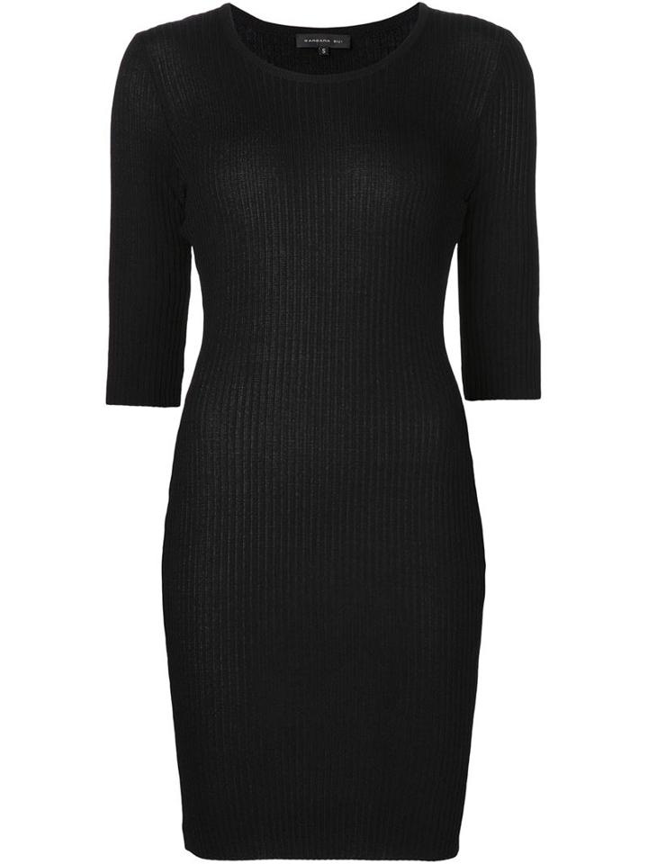 Barbara Bui Ribbed Fitted Dress