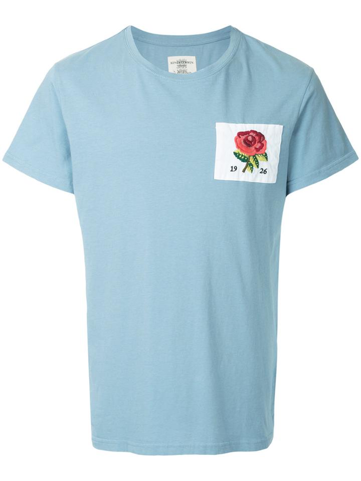 Kent & Curwen Patched T-shirt - Blue