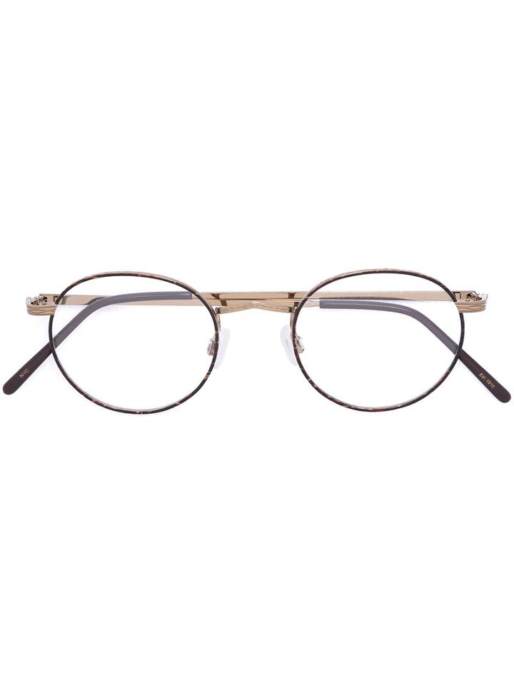 Moscot - 'dov' Glasses - Unisex - Metal (other) - 48, Grey, Metal (other)