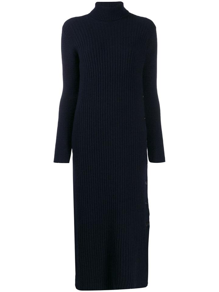 Marni Long Split-side Jumper. - Blue