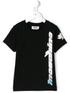 Moschino Kids Logo Print T-shirt, Boy's, Size: 6 Yrs, Black