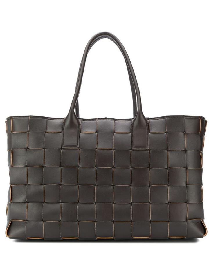 Bottega Veneta Maxi Intreccio Medium Tote - Brown