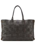 Bottega Veneta Maxi Intreccio Medium Tote - Brown