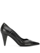 Marc Ellis Studded Court Shoes - Black