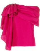 Hellessy Ruffle-detailed Top - Pink