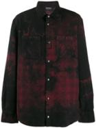 Mauna Kea Tie Dye Checked Shirt - Black