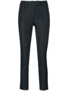 Dondup Printed Cropped Trousers - Black