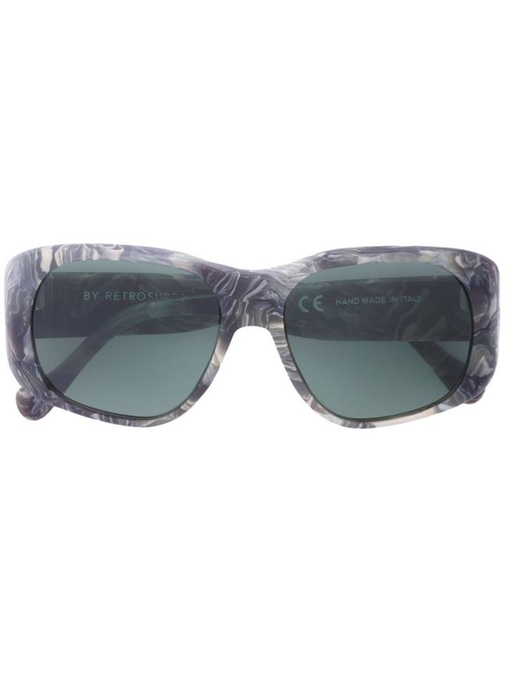 Retrosuperfuture Square Shaped Sunglasses, Adult Unisex, Grey, Acetate