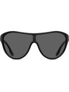 Prada Eyewear Mirrored Lens Sunglasses - Black