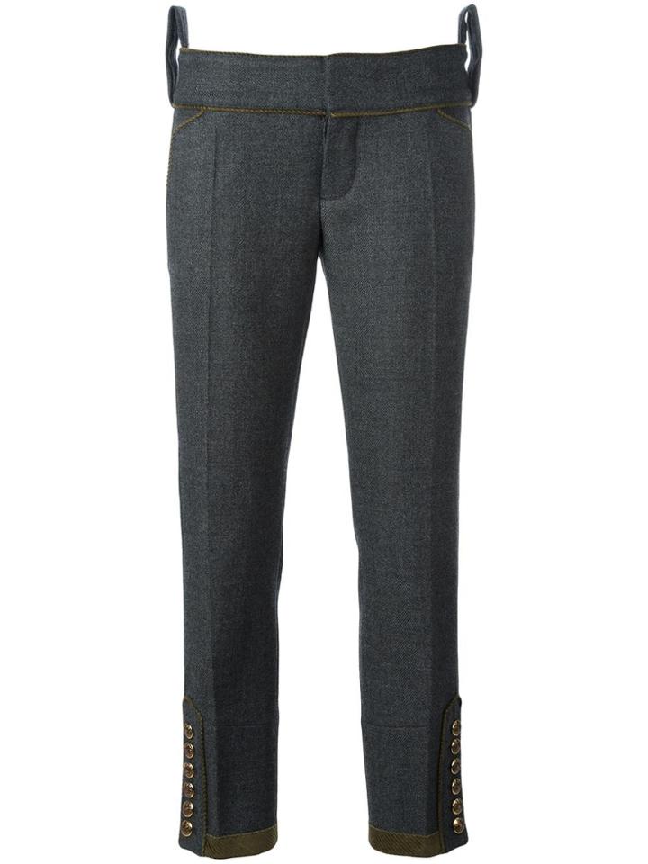 Dsquared2 Livery Tenent Cropped Trousers - Grey