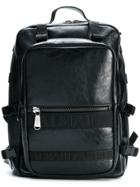 Balmain Military Style Backpack - Black