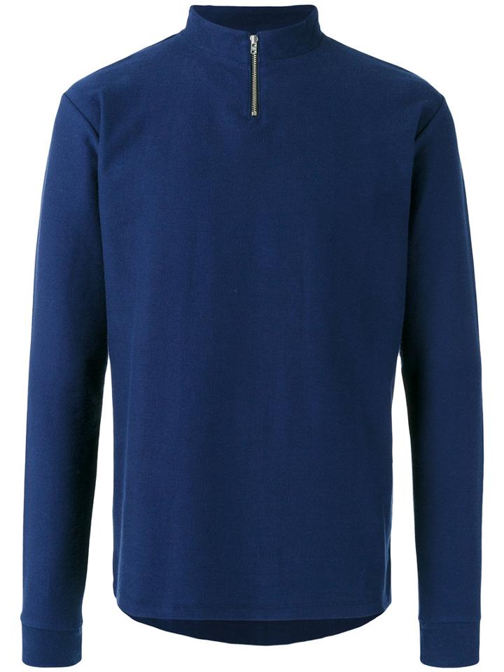 Journal - Roll Neck Sweatshirt - Men - Cotton - Xl, Blue, Cotton