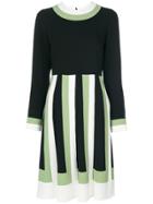 Valentino Colour Block Dress - Black