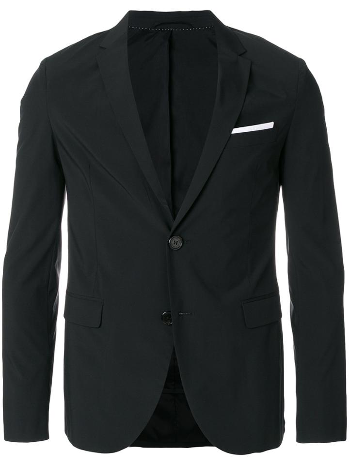 Neil Barrett Pocket Square Blazer - Black