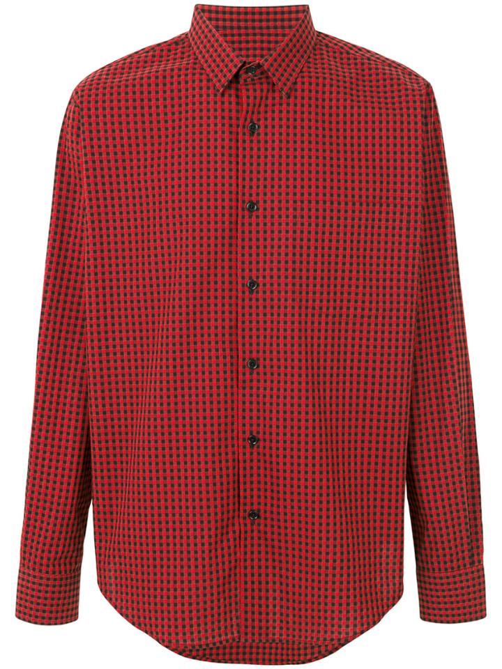 Ami Alexandre Mattiussi Checked Shirt - Red