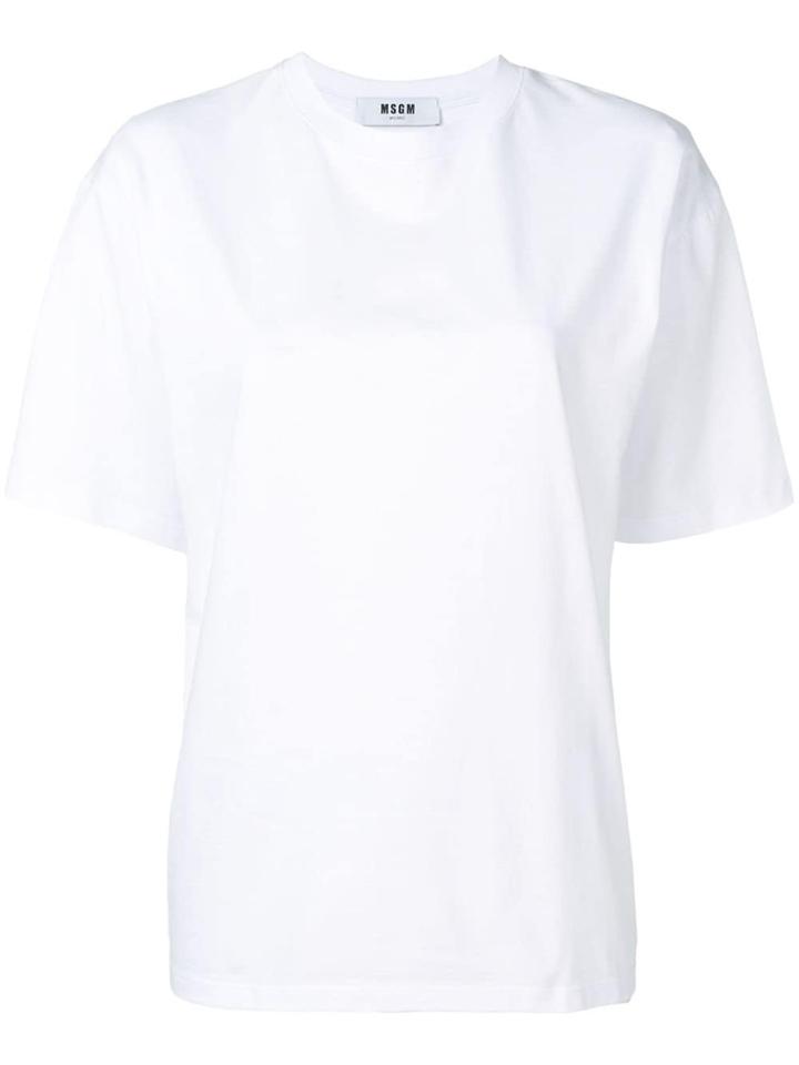 Msgm Logo Regular-fit T-shirt - White