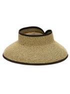 Sub - Straw (brown) Visor - Women - Paper/polyester - One Size, Paper/polyester