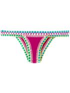 Kiini - Coco Brief Bikini Bottom - Women - Cotton/nylon/polyester/spandex/elastane - S, Pink/purple, Cotton/nylon/polyester/spandex/elastane