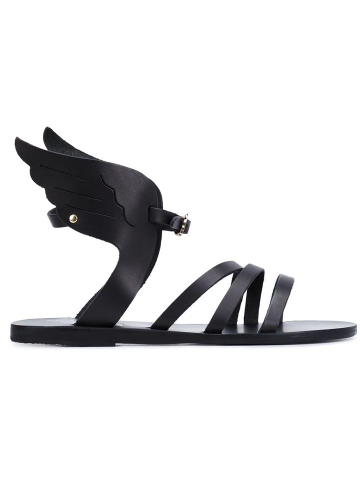 Ancient Greek Sandals Ikaria Sandals, Women's, Size: 37, Black, Leather