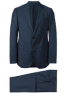 Armani Collezioni Two Piece Suit, Men's, Size: 50, Blue, Wool/mohair/acetate/viscose
