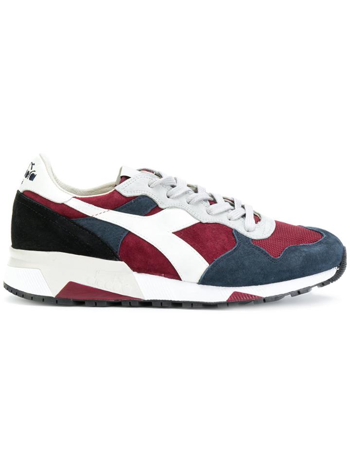 Diadora Lace Up Contrast Sneakers - Multicolour