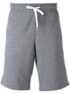 Versace Versace Gym Logo Print Shorts, Men's, Size: 4, Grey, Cotton