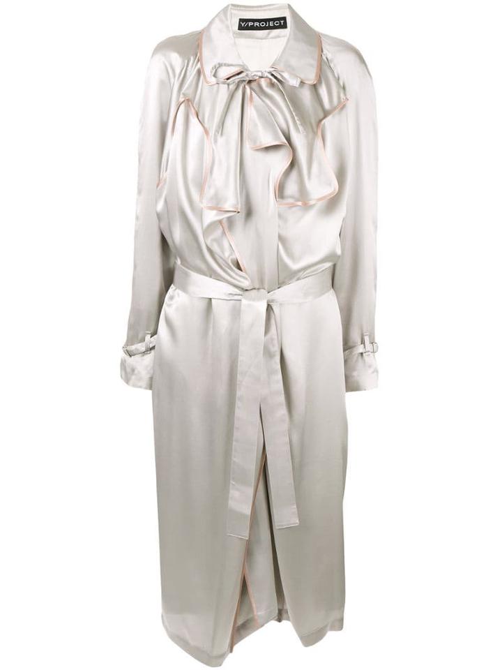 Y/project Pop-up Trench Dress - Green