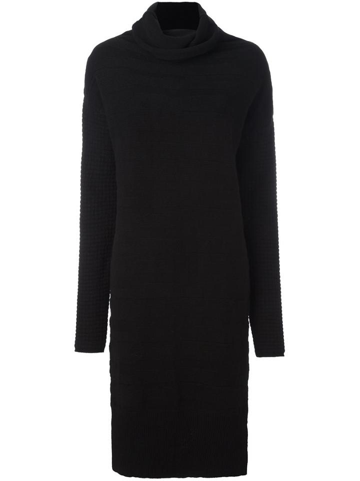 Ilaria Nistri Turtleneck Long Sweater, Women's, Size: Large, Black, Polyester/viscose/cashmere/wool
