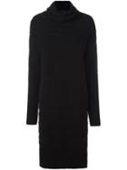 Ilaria Nistri Turtleneck Long Sweater, Women's, Size: Large, Black, Polyester/viscose/cashmere/wool