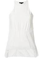 Alexander Wang Sheer Panel Tank Top - White