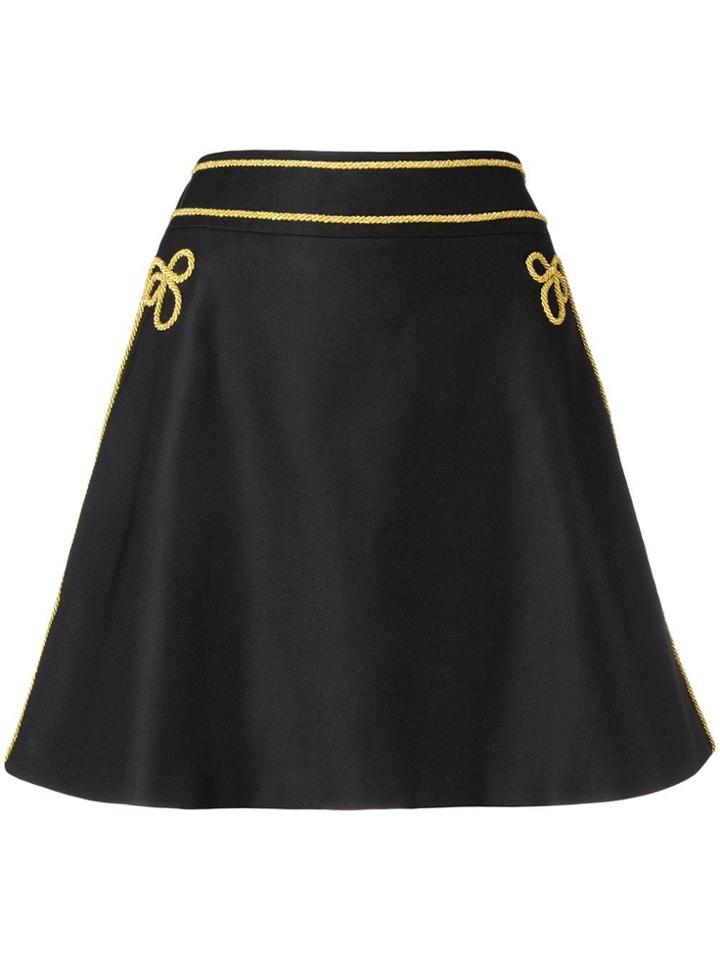 Moschino Embroidered Mini Dress - Black