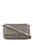 Emporio Armani Quilted Clutch Bag - Metallic