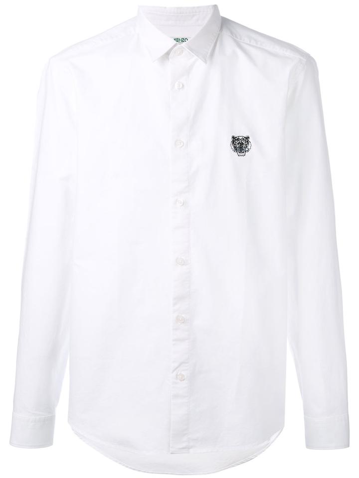 Kenzo - Classic Long-sleeved Shirt - Men - Cotton - 41, White, Cotton