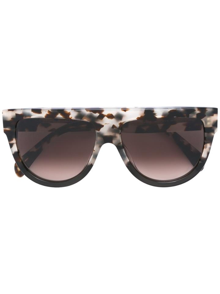 Celine Eyewear 'shadow Qlt' Sunglasses - Grey